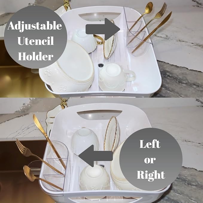 Dish Drying Rack, Modern Sink Drainer - Image 6