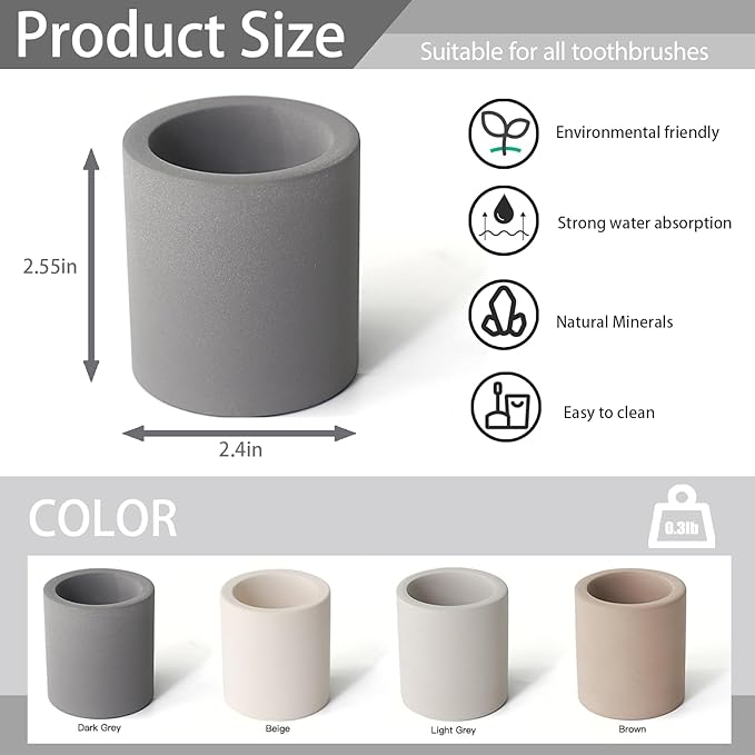 Mini Toothbrush Holders for Bathrooms - Image 3