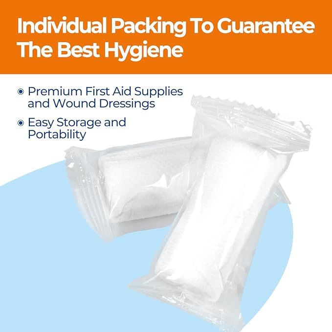 Gauze Rolls Bandages 2" x 4.1yds, Conforming Stretch Gauze Bandage 6 Inch - Image 5