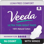 Veeda Natural Cotton Night Pads by Veeda