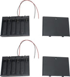 2 PCS 6 Slots AA Battery Holder Bundle by LBTODH