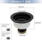 ZM Kitchen Sink Stainless Steel Deep Locking Basket Strainer - Image 4