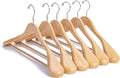 Nature Smile Luxury Natural Wooden Suit Hangers by NatureSmile