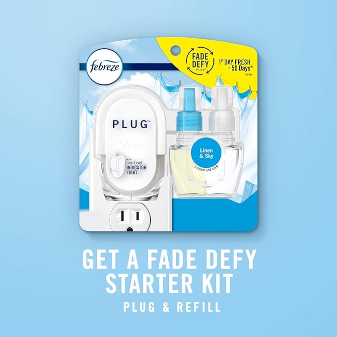 Febreze Plug In Air Freshener, Odor-Fighting Scented Oil Refill, Apple Mango - Image 6