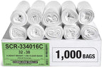 Aluf Plastics 33 Gallon Trash Bags Source Reduction Series Value High Density by AlufPlastics