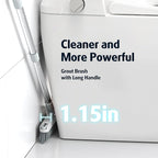 AIR U+ Grout Brush with Long Handle 180° Swivel Scrub Brush with Tweezers to - Image 5