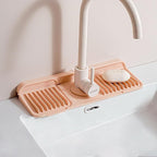 Button Style Faucet Drip Catcher – Silicone Faucet Mat by Unknown