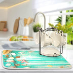 Absorbent Dish Drying Mat for Kitchen Counter - Image 5