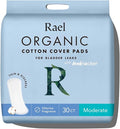 Rael Incontinence Pads for Women, Organic Cotton Cover, Postpartum Essential by Rael