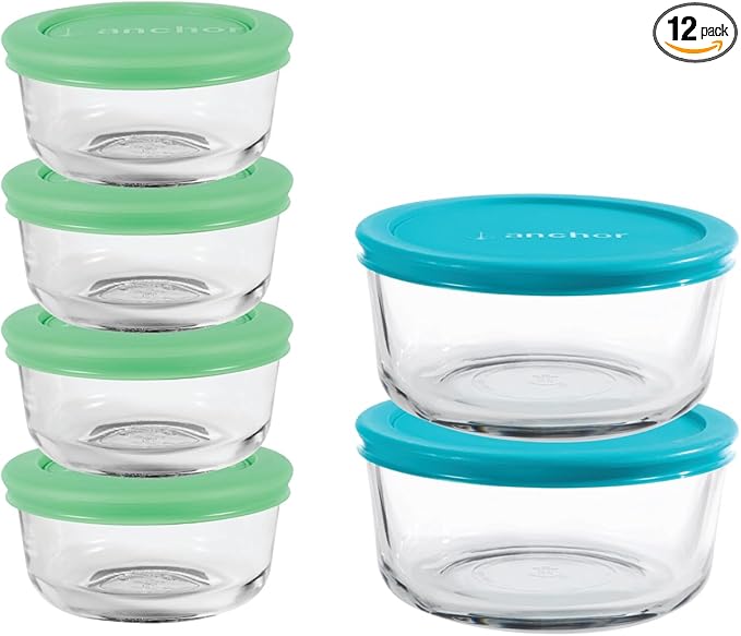 Anchor Hocking 12 Piece Glass Storage Containers by AnchorHocking
