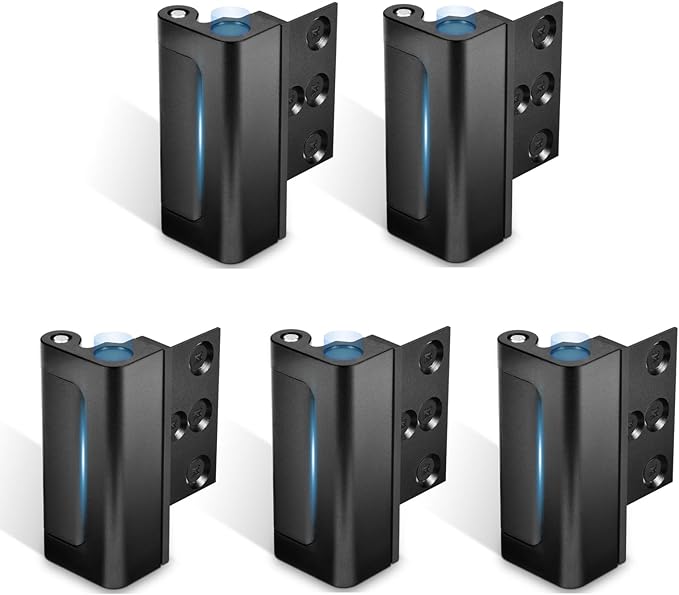5Pack Home Security Door Reinforcement Lock, Childproof Safety Door Lock Latch by Steinwhale