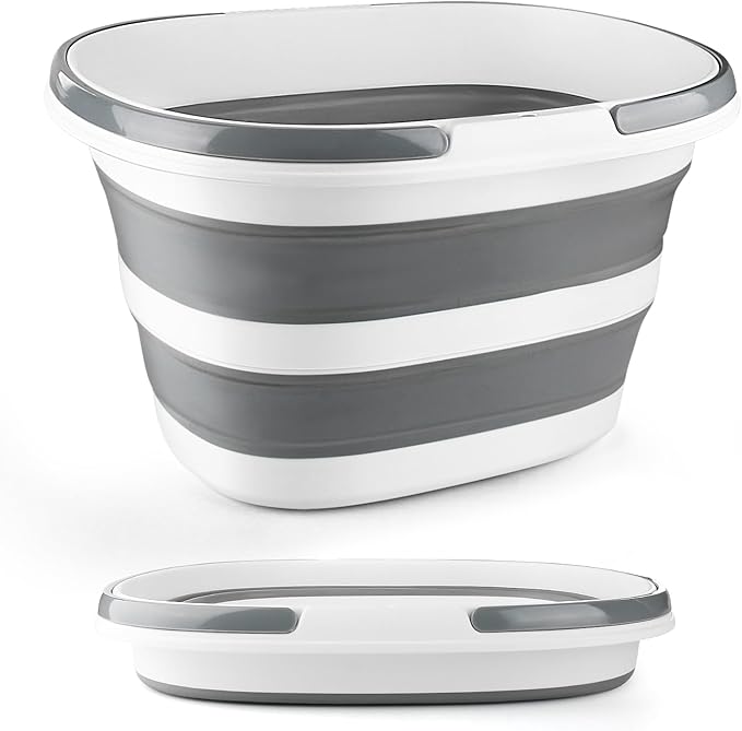 Collapsible Mop Bucket with Handle by BIDFUL