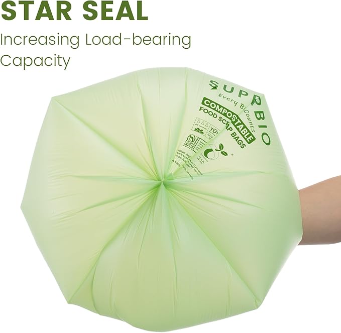 SUPERBIO 2.6 Gallon Compostable Bags - Image 7