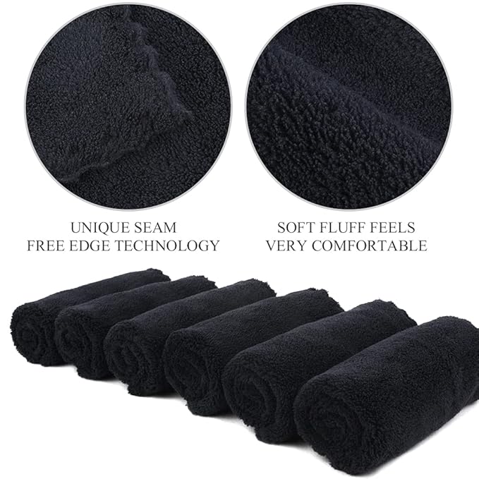SUNLAND Microfiber Face Cloth Reusable Makeup Remover Facial Cleansing Towel - Image 7
