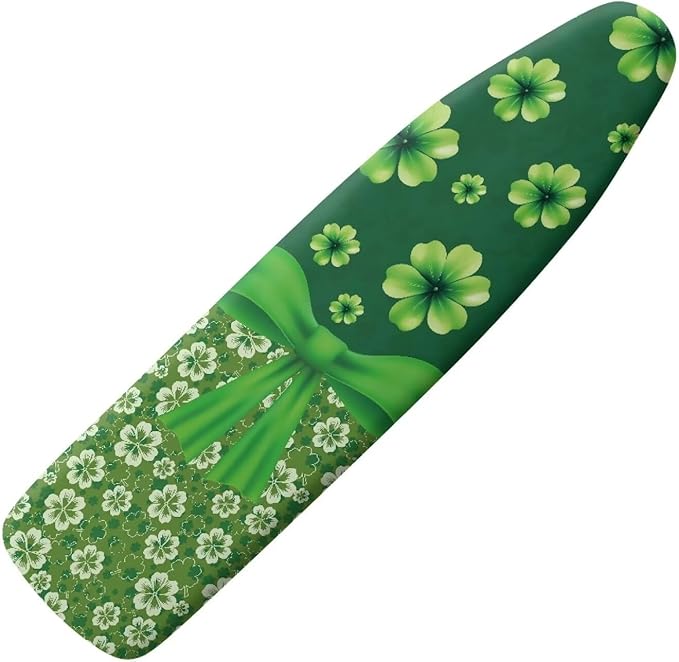 Green Leaf Ironing Board Cover by Psesaysky