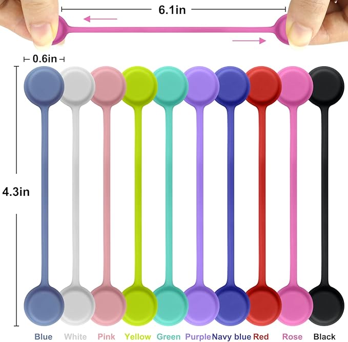 Motiloo Reusable Magnetic Cable Ties - Image 5
