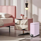 Pink Trash Can, 1.3 Gallon Bathroom Trash Can - Image 9