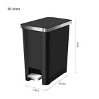 EKO | 10L Bathroom or Kitchen Waste Bin | Compact Trash Can - Image 2