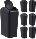 Hoolerry 8 Pcs 3 Gallon/12 Liter Small Trash Can Plastic Kitchen Garbage by Hoolerry
