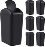 Hoolerry 8 Pcs 3 Gallon/12 Liter Small Trash Can Plastic Kitchen Garbage by Hoolerry