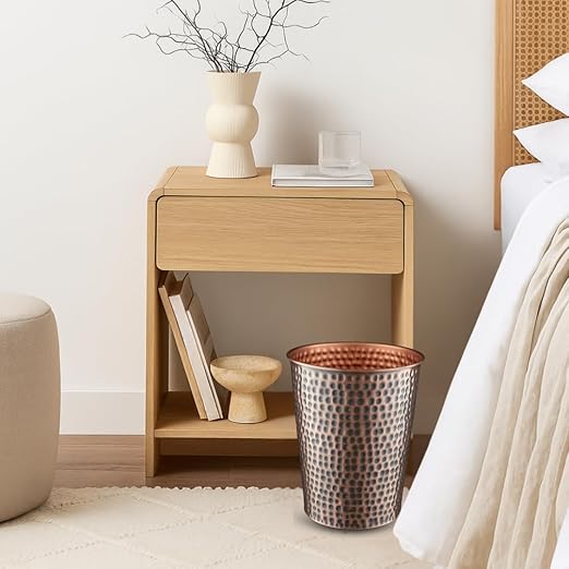 Monarch Abode Metal Bathroom Trash Can – Waste Basket - Image 8