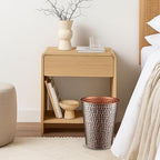Monarch Abode Metal Bathroom Trash Can – Waste Basket - Image 8