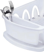 Tribello Sink Dish Drying Rack, Large Heavy Duty Hard Plastic Sink Set - Image 3