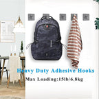Adhesive Hooks Towel Hanger Wall Hooks - Image 4