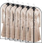 Clear Garment Bags for Hanging Clothes Travel Clothes Storage Bags Closet Cover by HomeClean