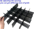 8pcs DIY Plastic Drawer Organizer Adjustable Drawer Dividers - Image 2