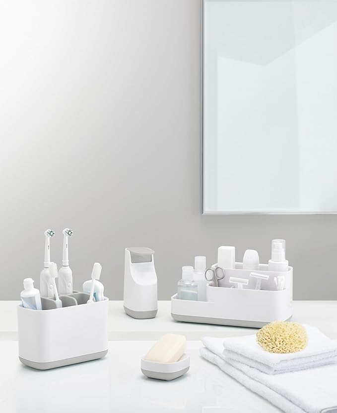EasyStore™ Large Light Gray Toothbrush Holder - Image 5