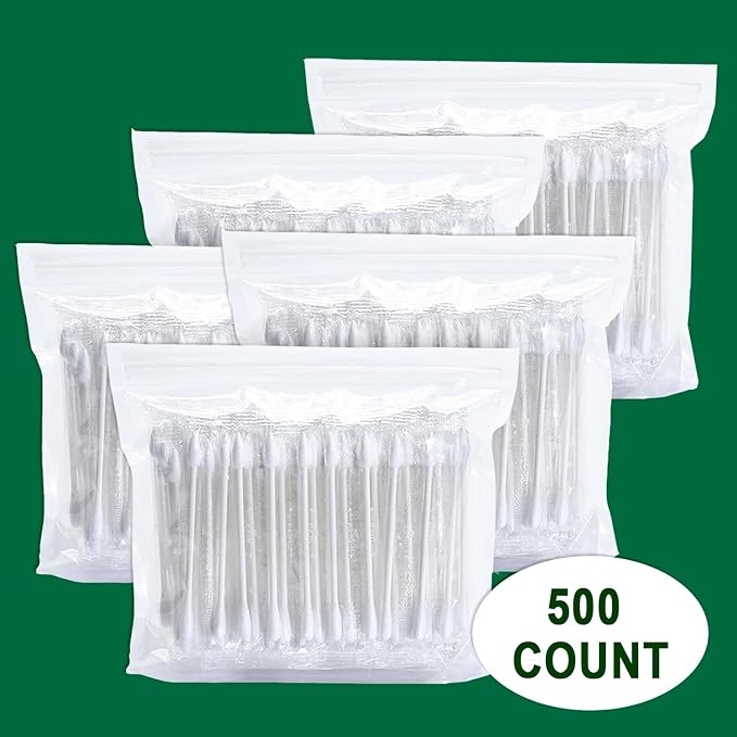 500 pcs Cotton Swab Individually Wrapped, Individually Wrapped Double Tipped - Image 6