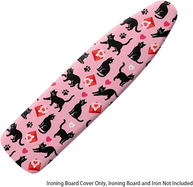 Cat Ironing Board Cover Scorch Resistant Padding Elastic Edge Heavy Duty Iron - Image 6
