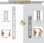 42 Pcs Silicone Cable Ties Reusable Cord Organizer Adjustable Data Cable Wraps - Image 3