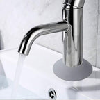 Small Sink Faucet Splash Handle Drip Guard Mat Silicone Pad Protectors Behind by WSIWZAI