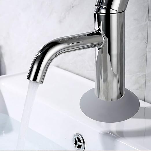 Small Sink Faucet Splash Handle Drip Guard Mat Silicone Pad Protectors Behind by WSIWZAI