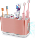 Boperzi Toothbrush Holders for Bathrooms Countertop, Electric Tooth Brush Holder by Boperzi