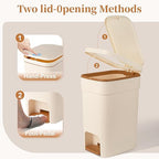 JiatuA Small Bathroom Trash Can - Image 2