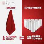 Infinitee Xclusives 100% Cotton Kitchen Towels - Image 7