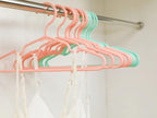 120-Piece White Plastic Baby Nursery Closet Hangers, Anti-Slip Laundry Infant - Image 5