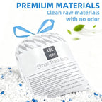 XUXRUS Small Trash Bags 3 Gallon Drawstring, Strong & Durable, Easy-Dispense - Image 9