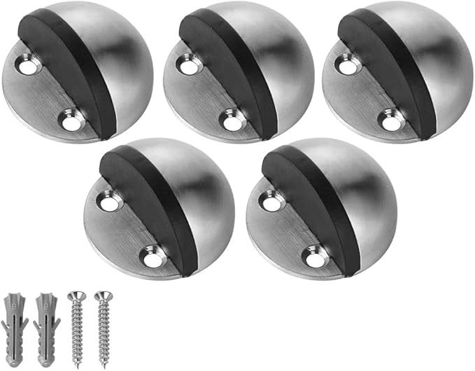 JQK Floor Door Stopper, Snowboard Hanger Storage Stainless Steel Sound by Homeimprovement