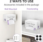 Extra Large Trash Bag Holder Dispenser, Metal Garbage Bag Dispenser Roll Holder - Image 6