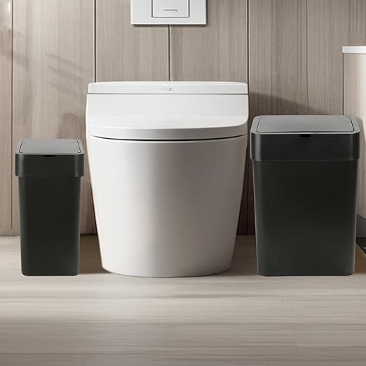 2 Pack Bathroom Trash Can with Lid - Image 7