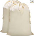 Canvas Laundry Bag with Handles & Drawstring Closure 27.5”Wx35"H, Thick Laundry by CALACH