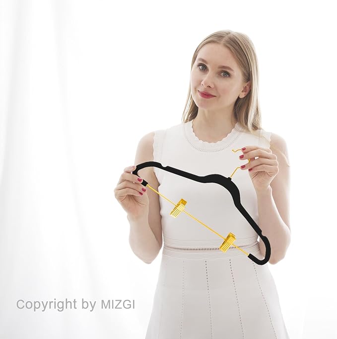 MIZGI Premium Velvet Pants Hangers - Image 7