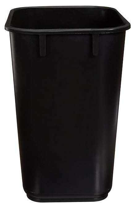 Amazon Basics Small Rectangular Commercial Office Wastebasket, 3 Gallon - Image 5