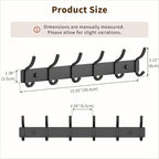 Black Coat Rack Wall Mount - Image 6
