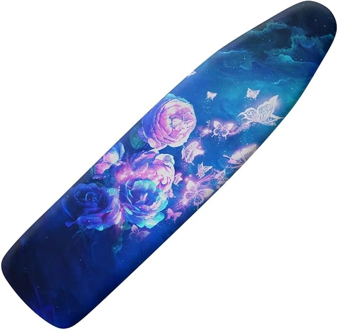 Blue Bling Butterfly Ironing Board Cover by Darisoco