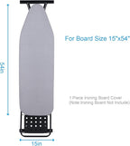 BNDX Ironing Board Cover Standard Size Reflective 4 Layers Thick Padding - Image 5